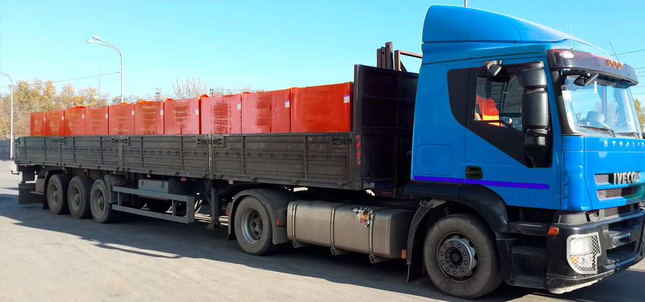 Доставка газобетона до стройплощадки